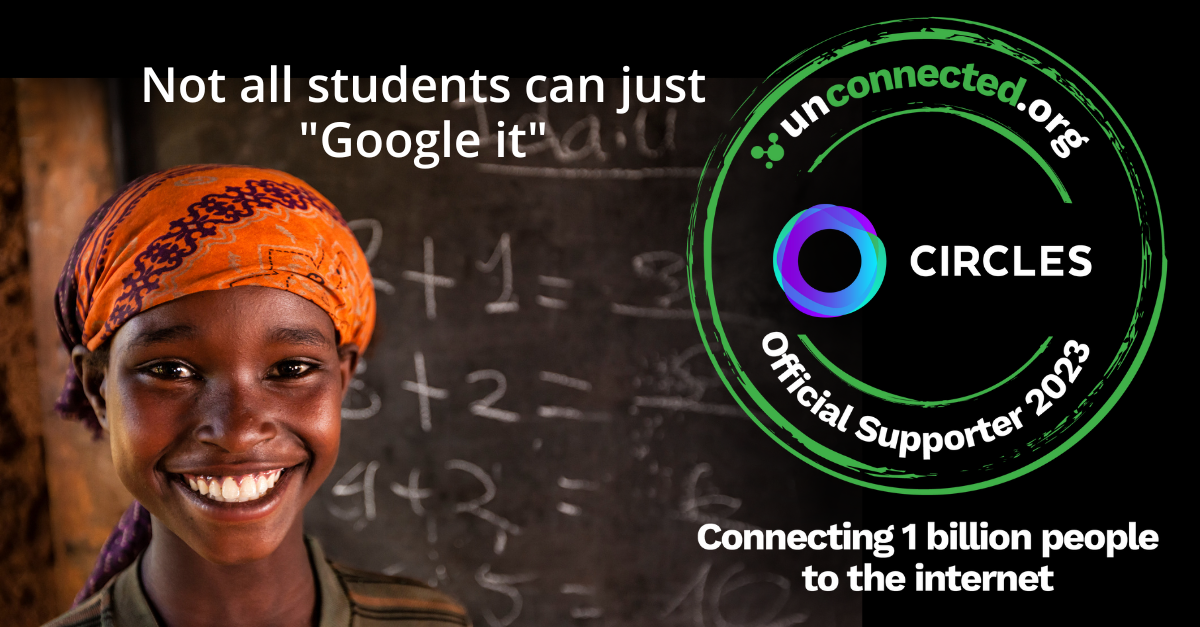 Circles partners unconnected.org to connect underprivileged children to education through digital connectivity